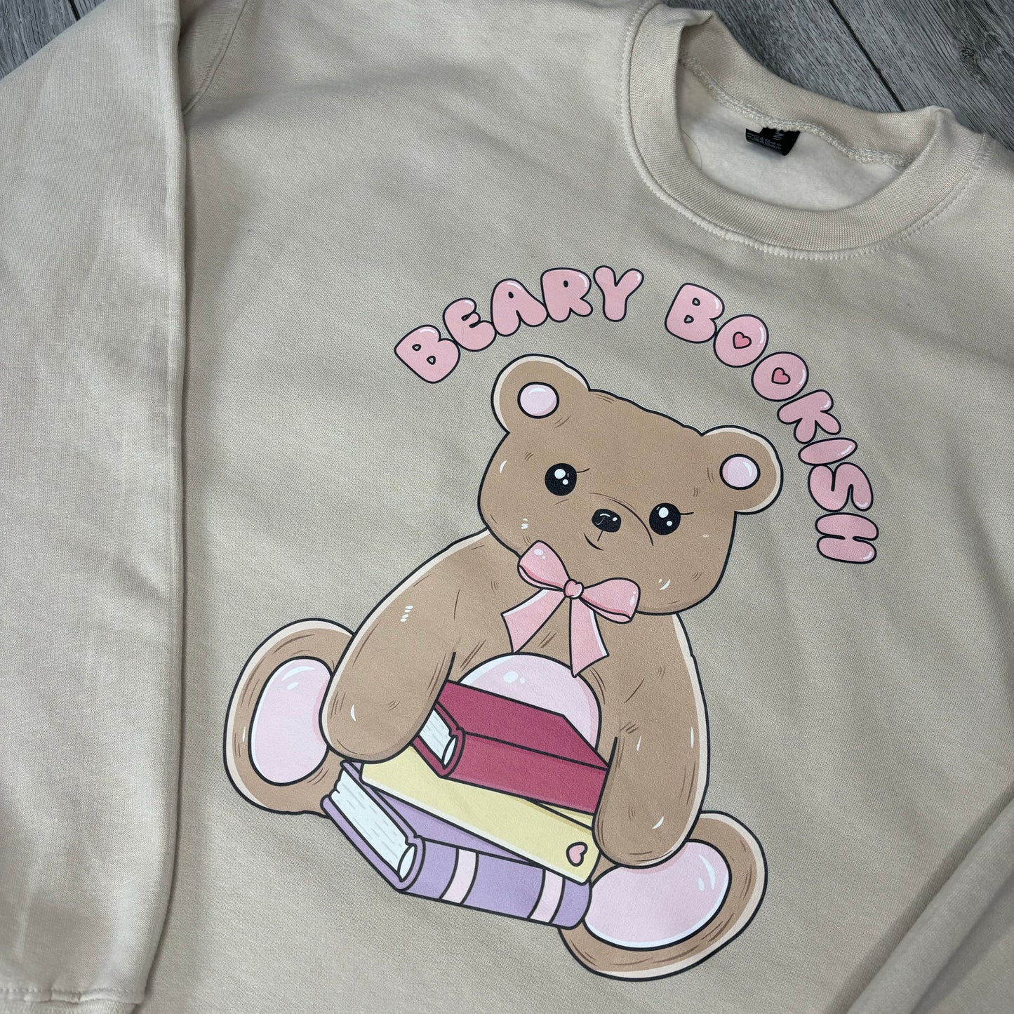 BEARY BOOKISH PRINTED T-SHIRT/SWEATSHIRT