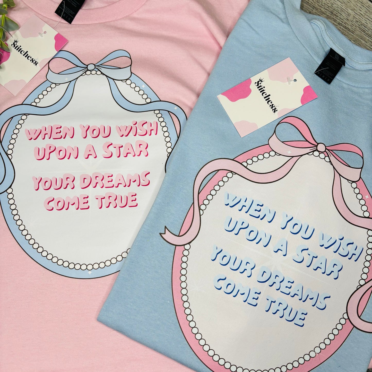 WHEN YOU WISH UPON A STAR PRINTED T-SHIRT/SWEATSHIRT