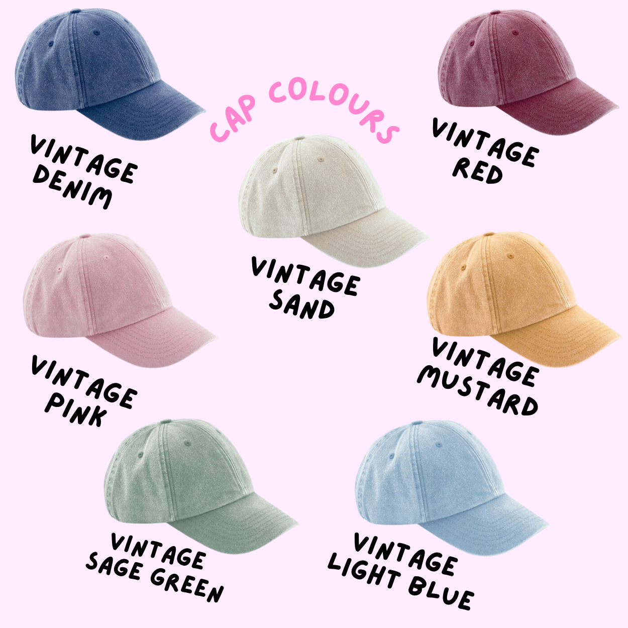 BOOs & BLOOMS GHOSTS EMBROIDERED CAP